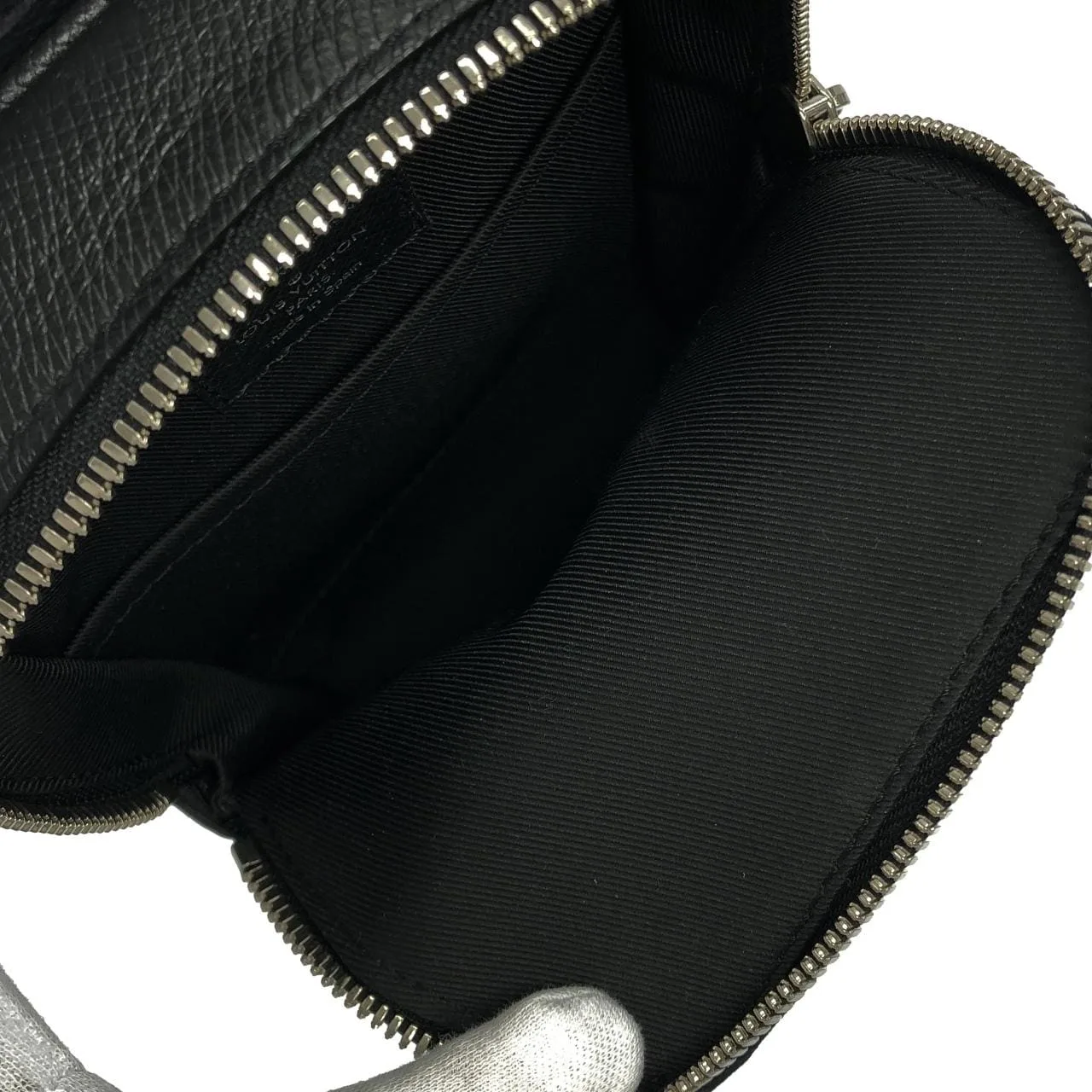 LOUIS VUITTON M30741 Shoulder Canvas 黑色 帆布 中古品A - 縮圖 7