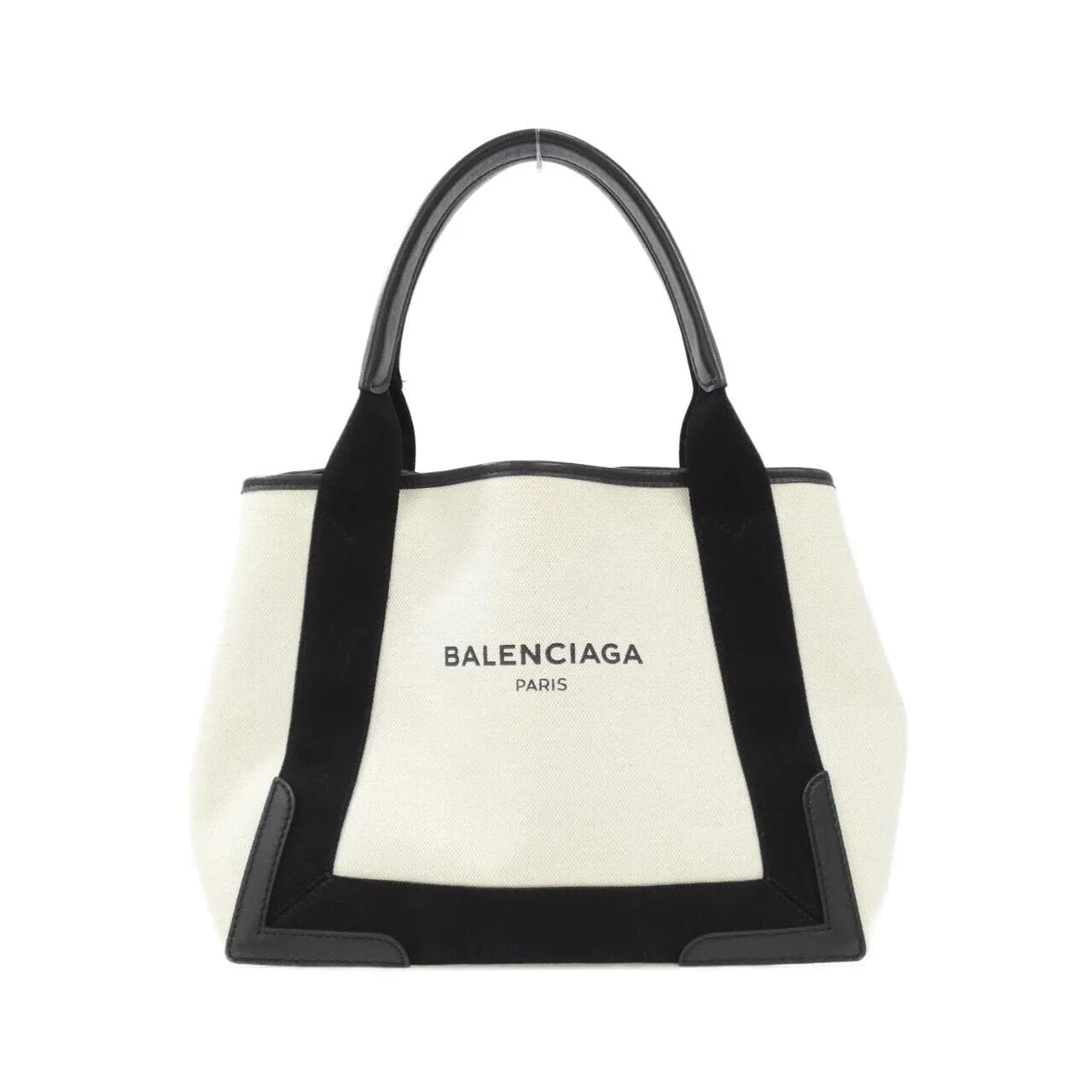 BALENCIAGA 339933 AQ38N Handbag Canvas Navy