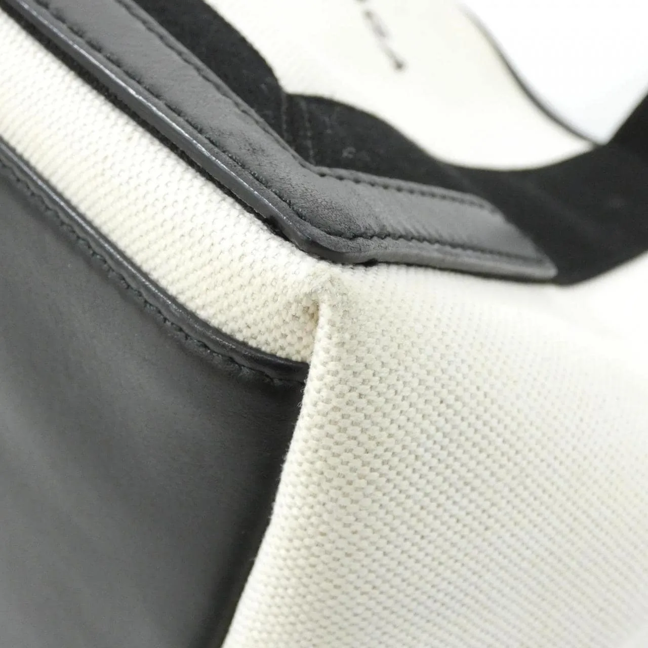 BALENCIAGA 339933 AQ38N Handbag Canvas 深藍色 帆布 中古品A - 縮圖 3