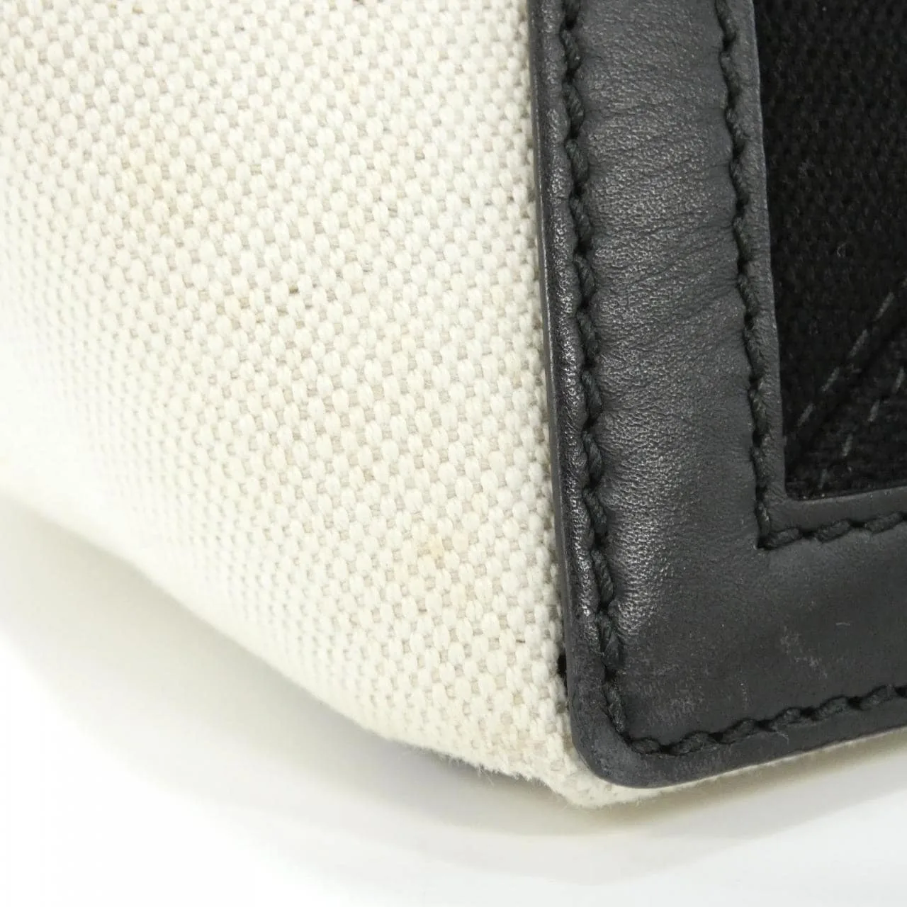 BALENCIAGA 339933 AQ38N Handbag Canvas 深藍色 帆布 中古品A - 縮圖 5