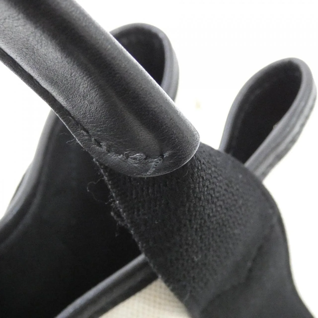 BALENCIAGA 339933 AQ38N Handbag Canvas 深藍色 帆布 中古品A - 縮圖 8