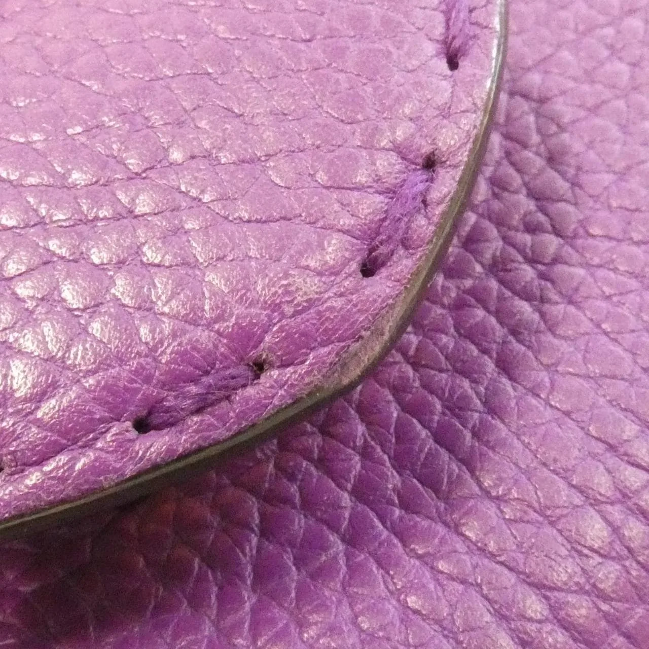 GUCCI GG Marmont 421890 Handbag Leather 紫色 皮革 中古品A - 縮圖 4