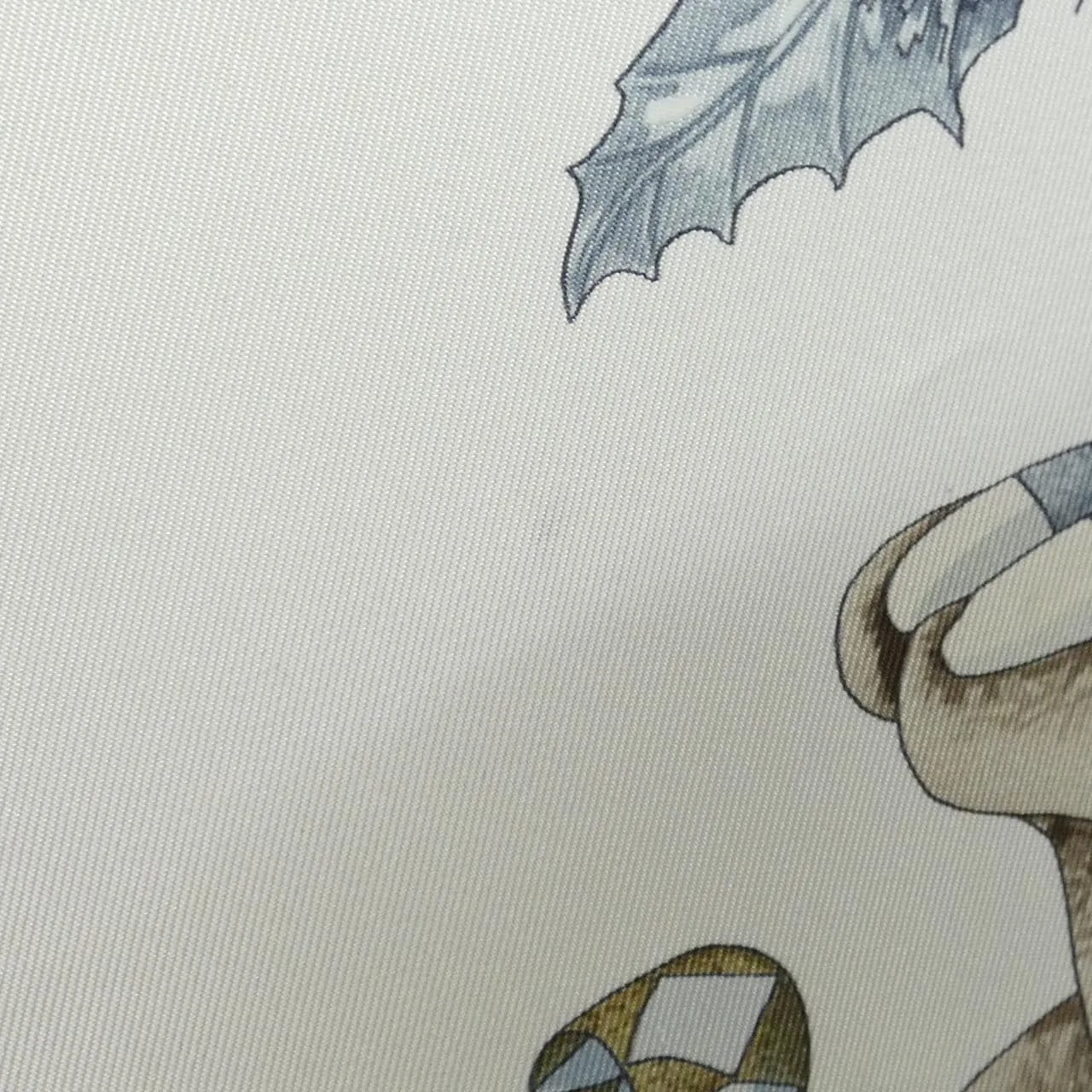 HERMES Scarf 白色 中古品A - 縮圖 4