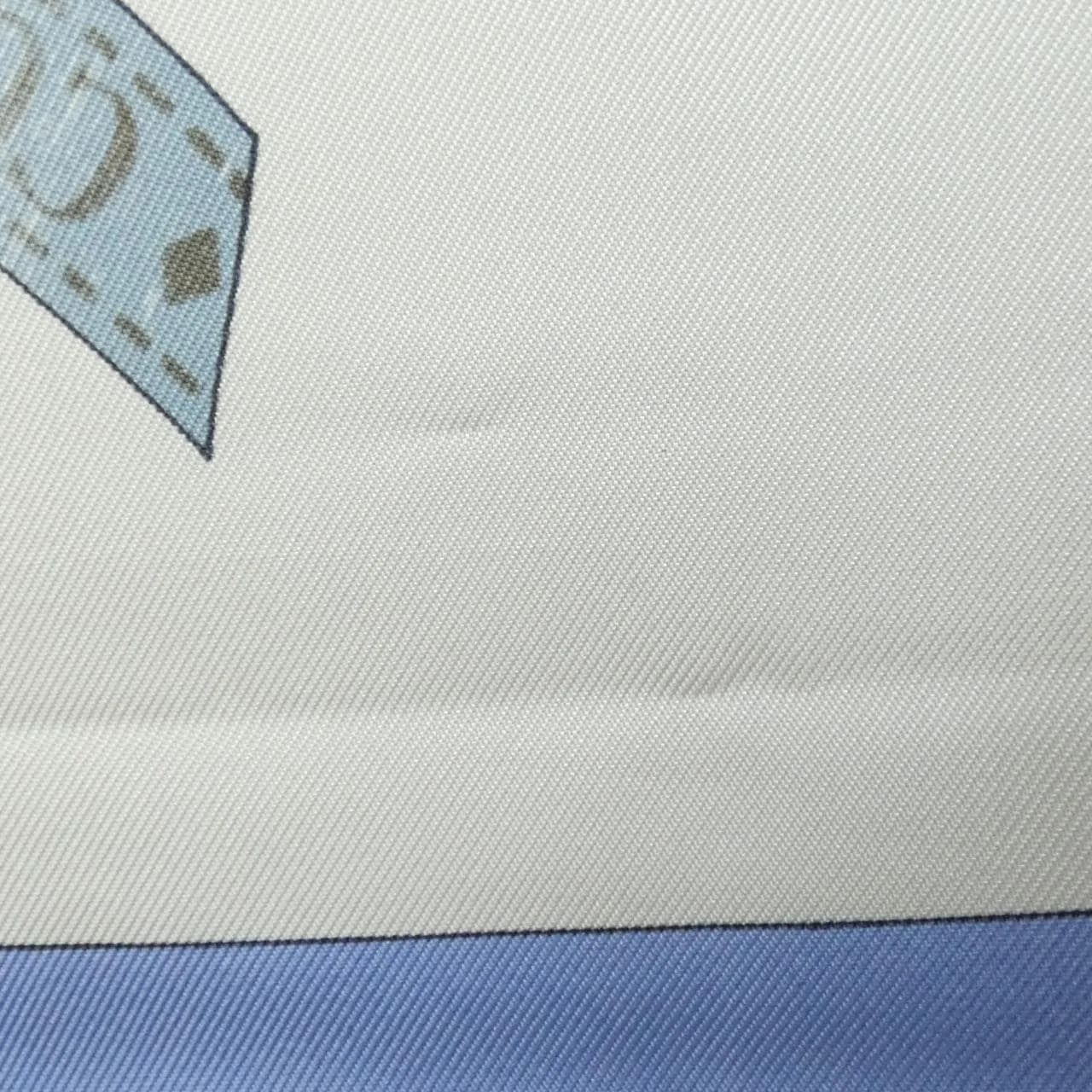 HERMES Scarf 白色 中古品A - 縮圖 6