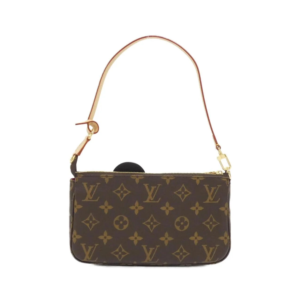 LOUIS VUITTON Pochette M13440 Pochette Monogram 黑色 Monogram 中古品A - 縮圖 2