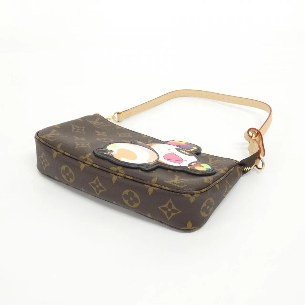 LOUIS VUITTON Pochette M13440 Pochette Monogram 黑色 Monogram 中古品A - 縮圖 3