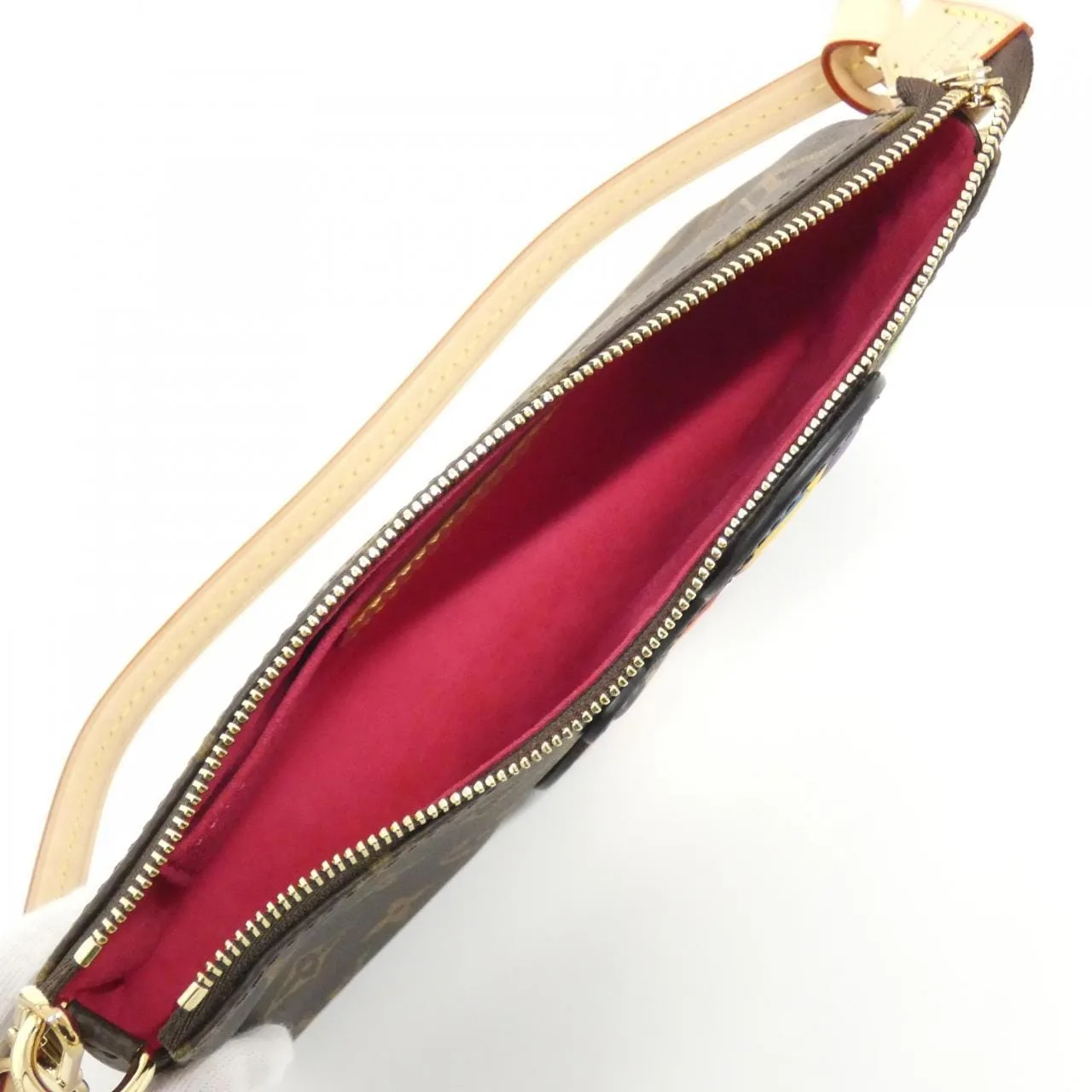 LOUIS VUITTON Pochette M13440 Pochette Monogram 黑色 Monogram 中古品A - 縮圖 6