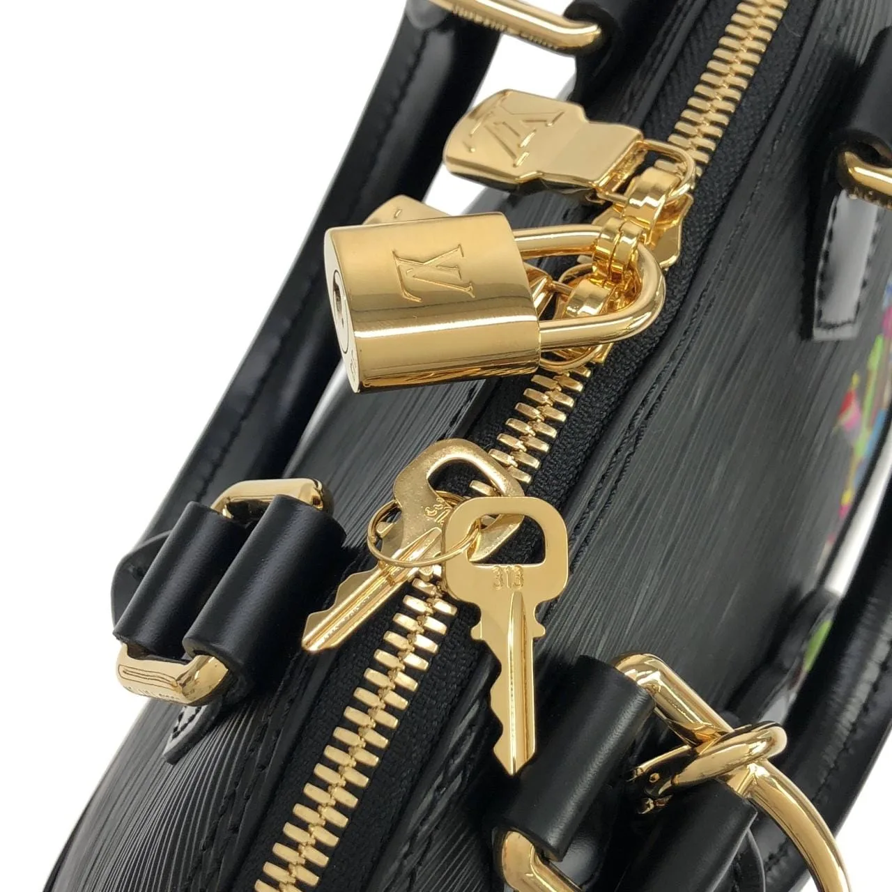LOUIS VUITTON Alma M13670 Handbag Epi Black Epi Rank A - Thumbnail 4