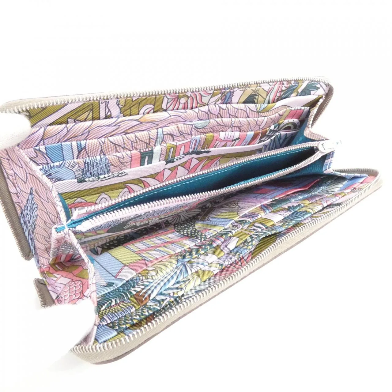 HERMES 079114CK Wallet Epsom Etoupe Epsom Leather Rank A - Thumbnail 5