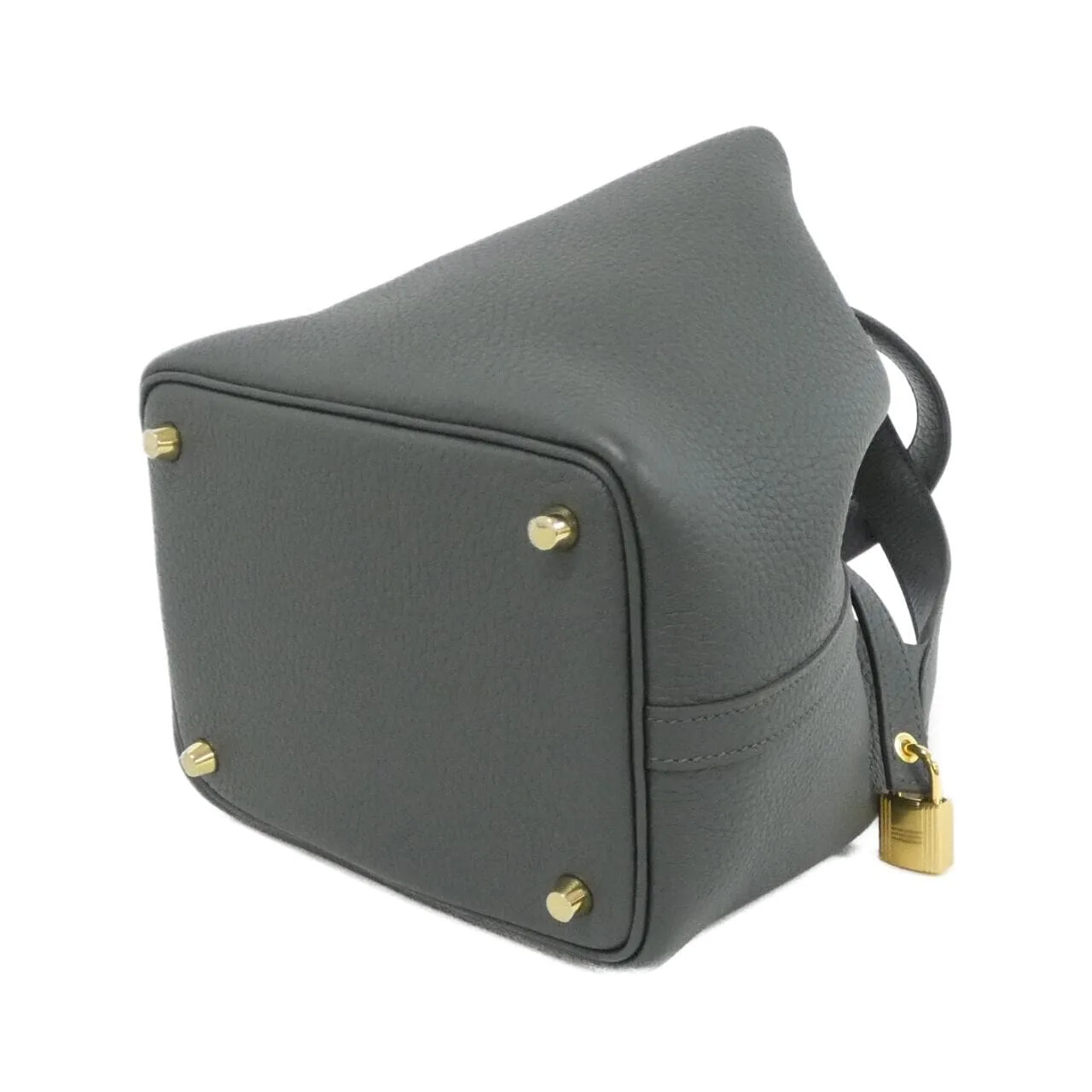 HERMES Picotin 056289CC Handbag Clemence Clemence 皮 未使用品 - 縮圖 2