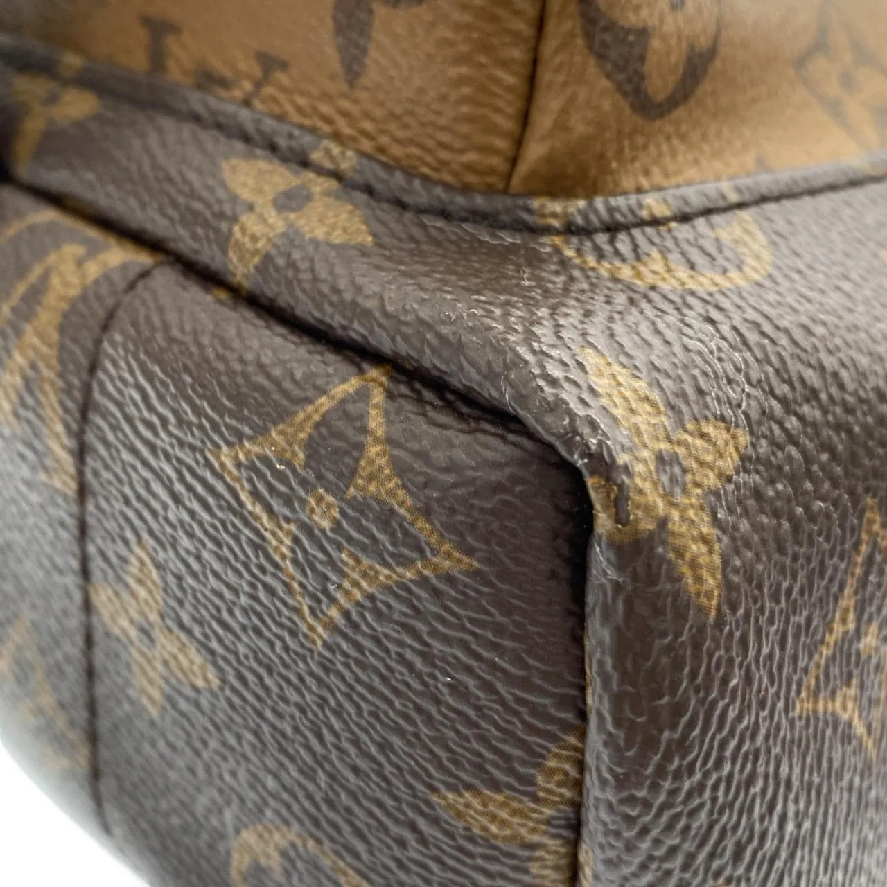 LOUIS VUITTON Palm Springs M44870 Backpack Monogram 黑色 Monogram 中古品A - 縮圖 3