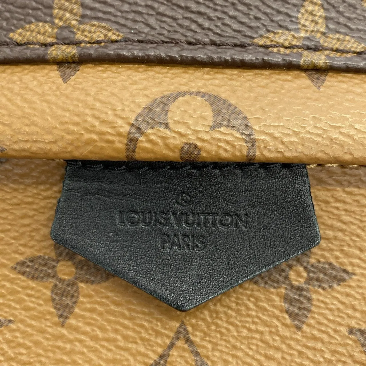 LOUIS VUITTON Palm Springs M44870 Backpack Monogram 黑色 Monogram 中古品A - 縮圖 4