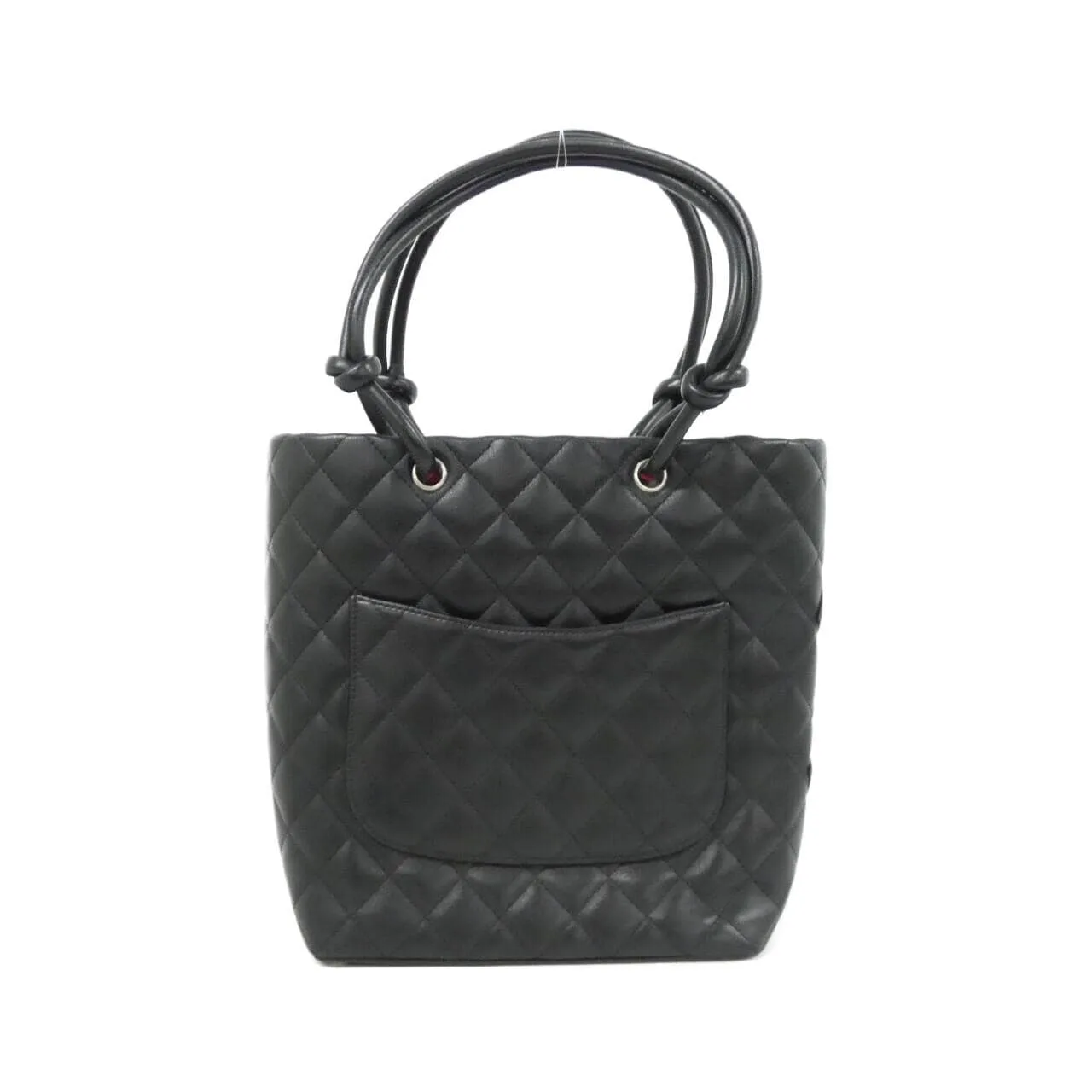 CHANEL Cambon 25167 Handbag Patent Leather