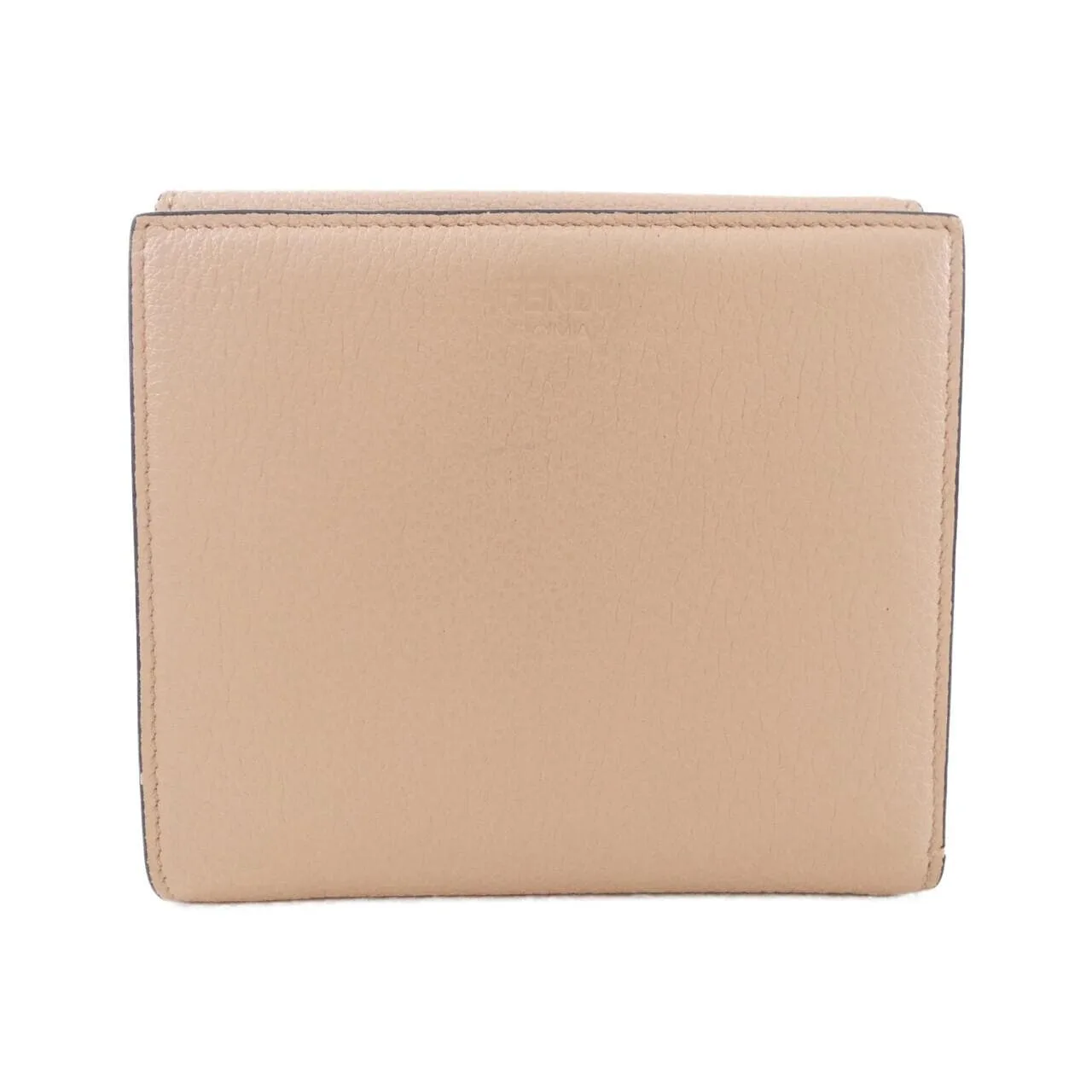 FENDI Peekaboo 8M0438 A91B Wallet Leather 黑色 皮革 中古品A - 縮圖 2