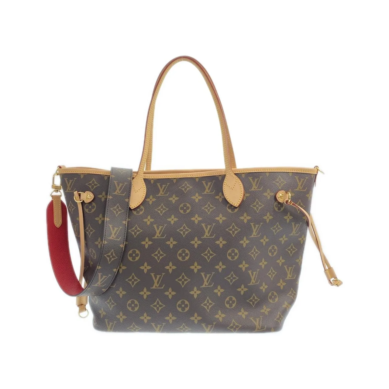 LOUIS VUITTON Neverfull M12096 Tote Monogram Rouge