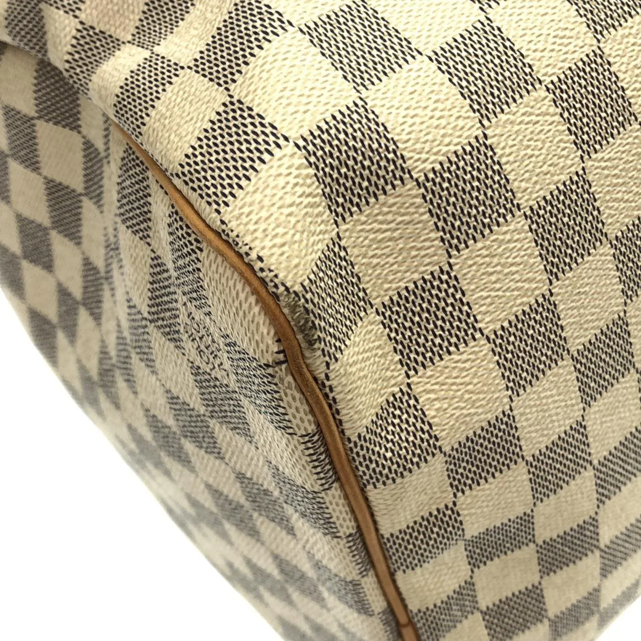 LOUIS VUITTON Keepall N41430 Boston Damier 黑色 Damier 中古品A - 縮圖 3