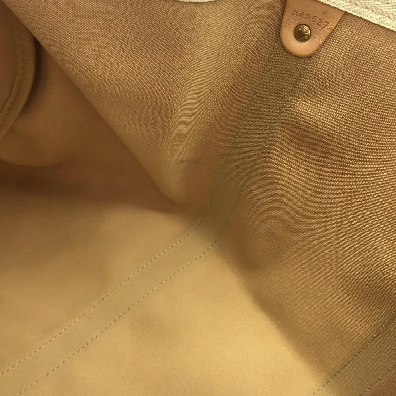 LOUIS VUITTON Keepall N41430 Boston Damier 黑色 Damier 中古品A - 縮圖 8