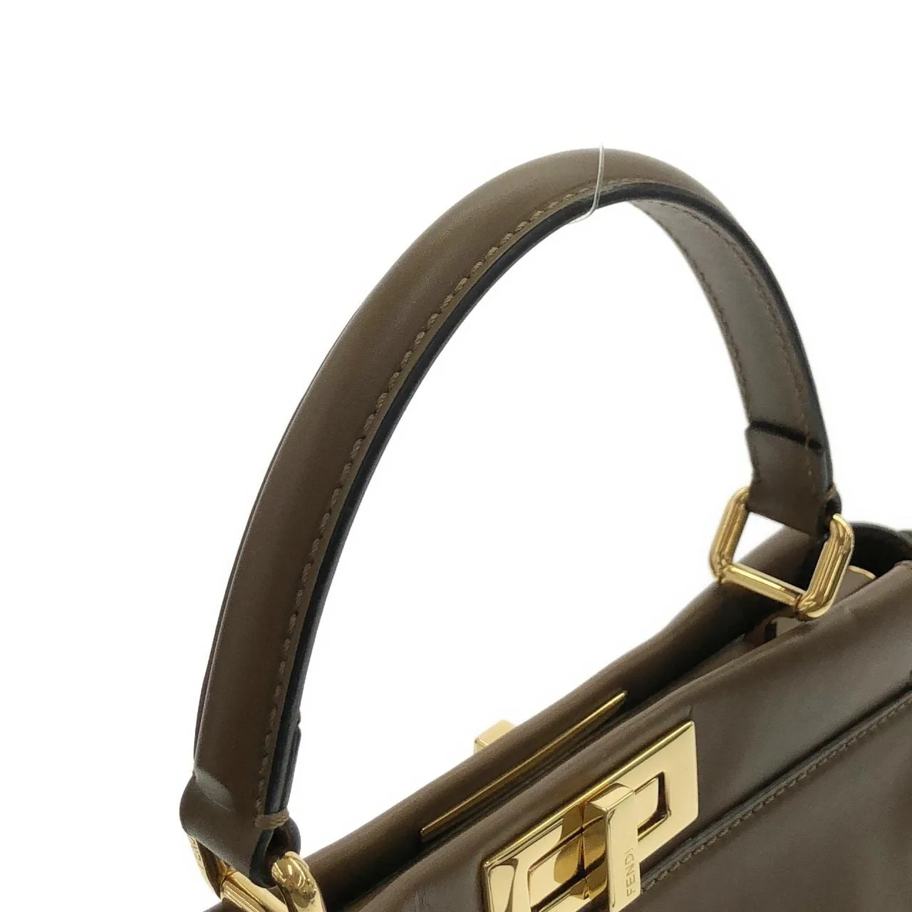 FENDI Peekaboo 8BN226 Q4J Handbag 金色 中古品A - 縮圖 4