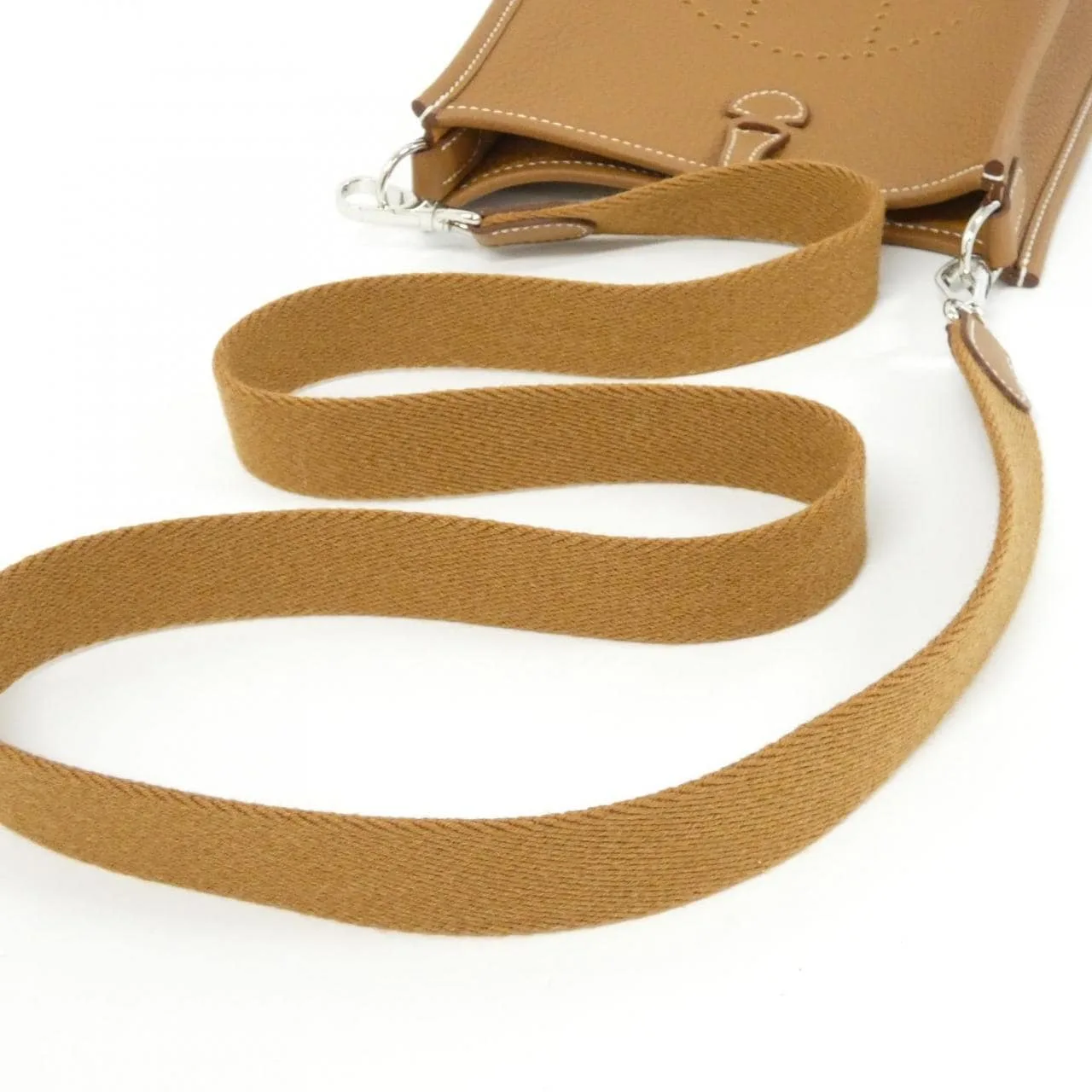 HERMES Evelyne 069426CK Shoulder Clemence Gold Clemence Leather Rank A - Thumbnail 4