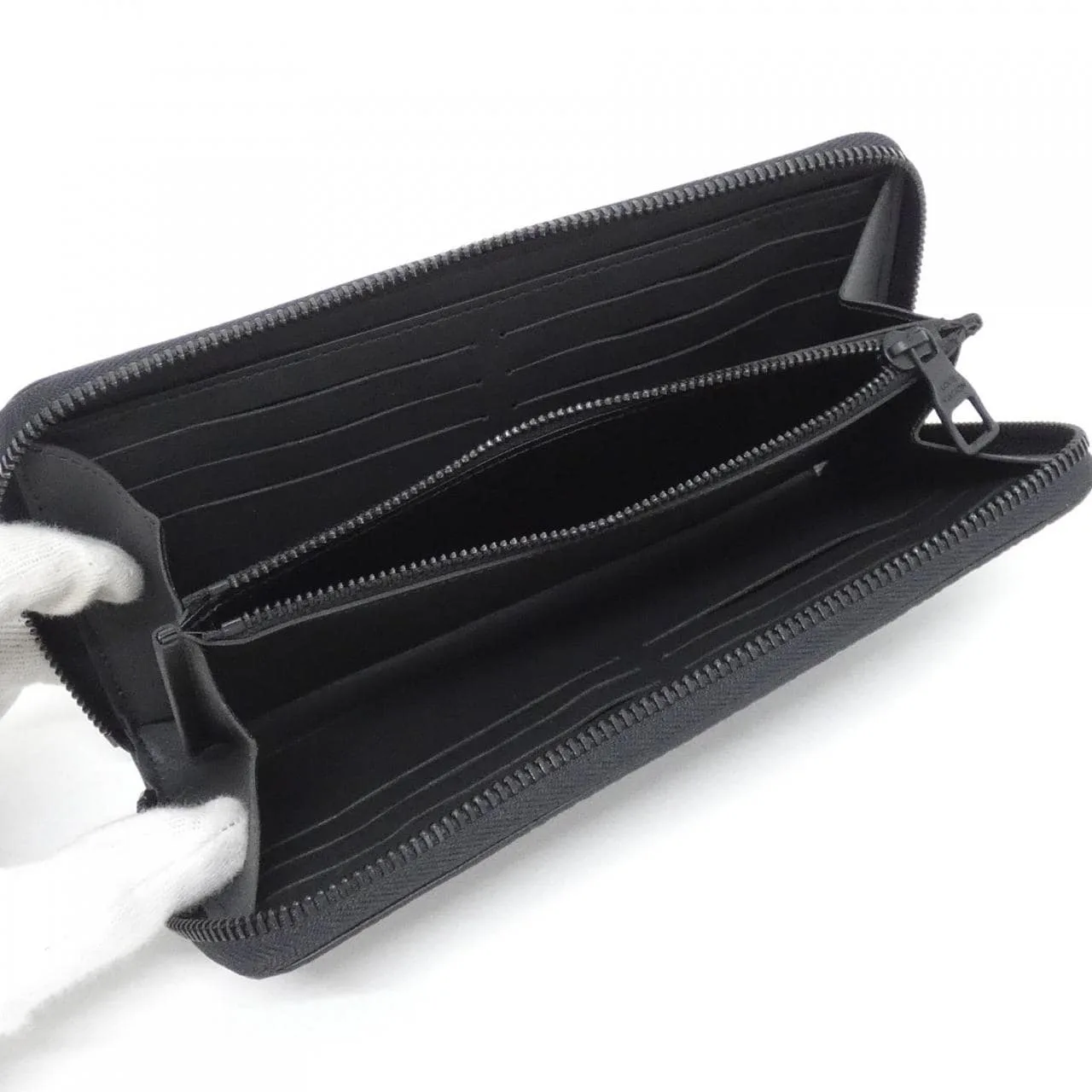 LOUIS VUITTON M11721 Wallet Monogram 黑色 Monogram 中古品A - 縮圖 4