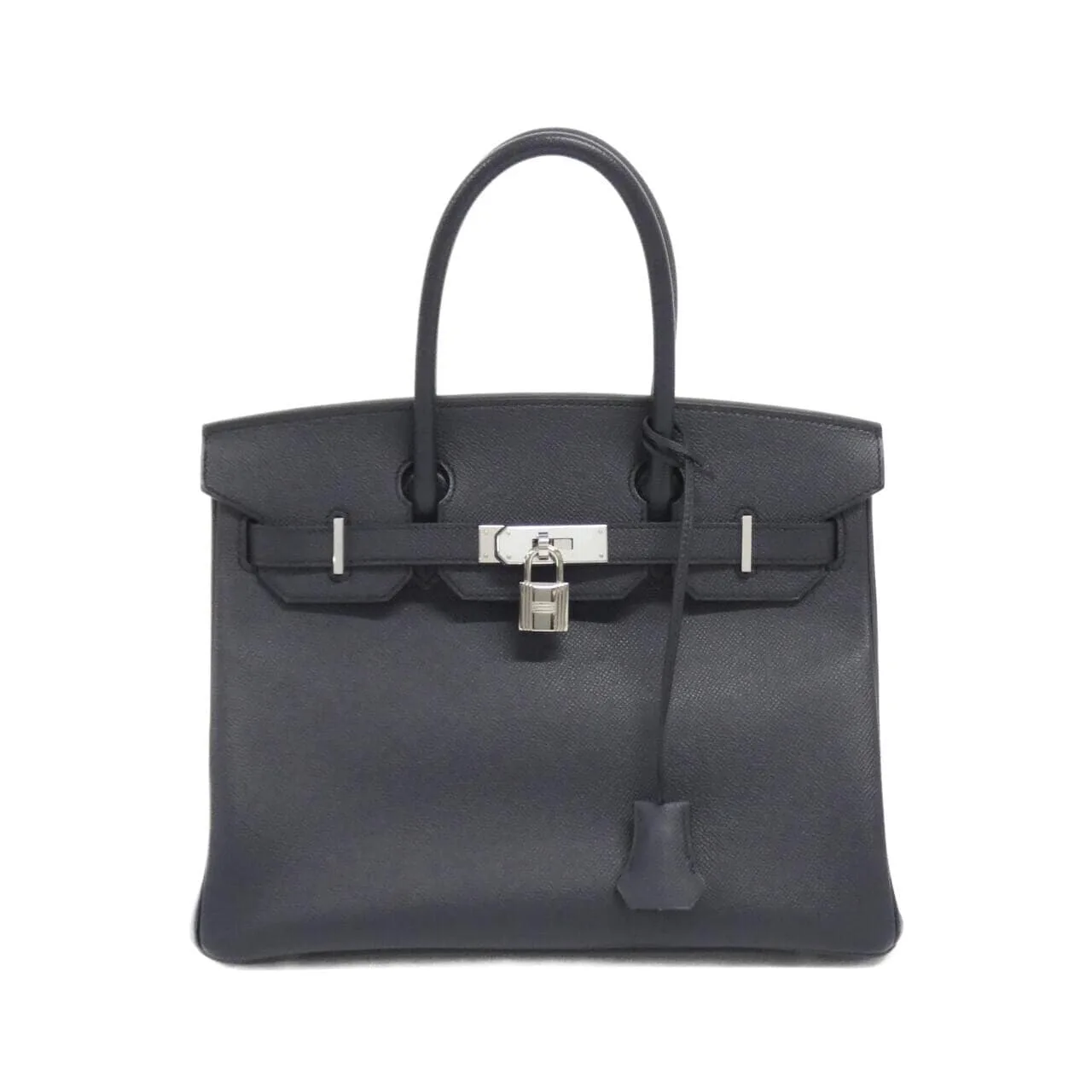 HERMES Birkin 041701CK Handbag Epsom Blue