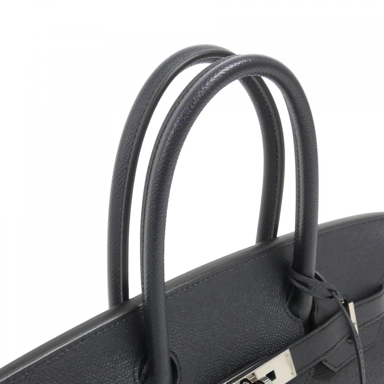 HERMES Birkin 041701CK Handbag Epsom 藍色 Epsom 皮 中古品A - 縮圖 8