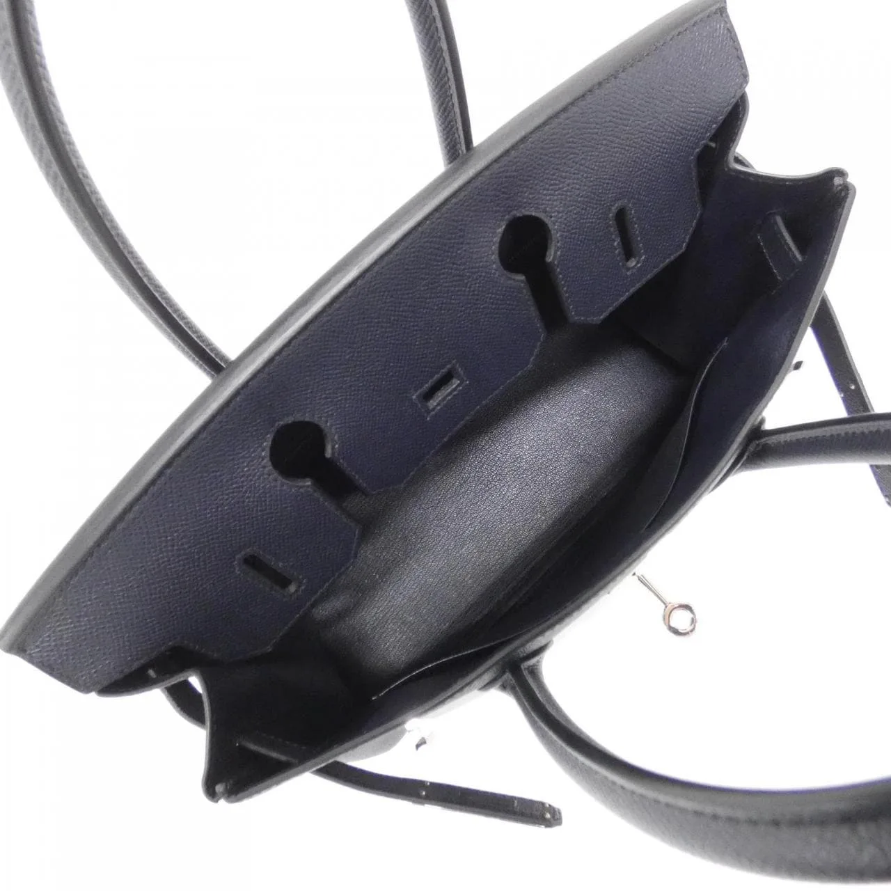 HERMES Birkin 041701CK Handbag Epsom 藍色 Epsom 皮 中古品A - 縮圖 9