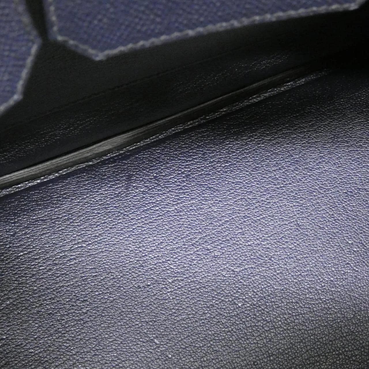 HERMES Birkin 041701CK Handbag Epsom 藍色 Epsom 皮 中古品A - 縮圖 10