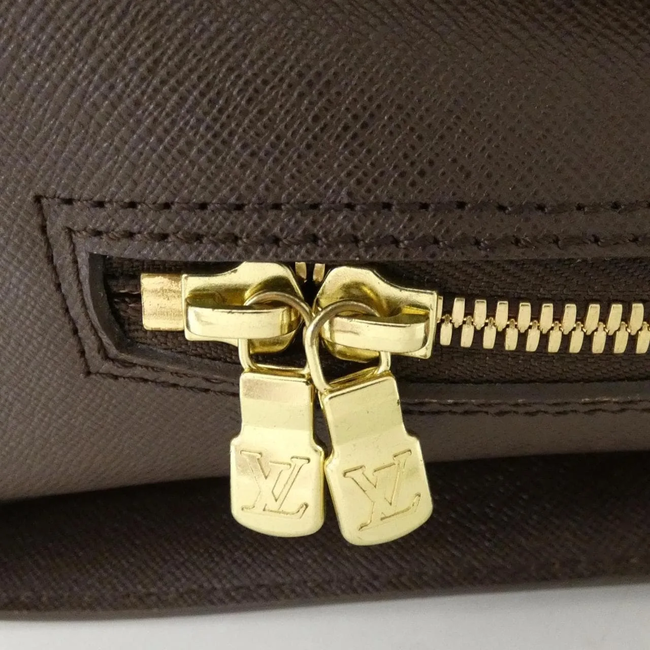 LOUIS VUITTON N51155 Handbag Damier 黑色 Damier 中古品A - 縮圖 4