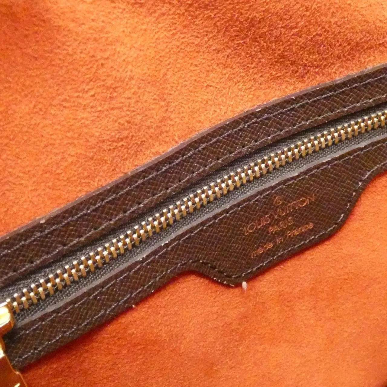 LOUIS VUITTON N51155 Handbag Damier 黑色 Damier 中古品A - 縮圖 7