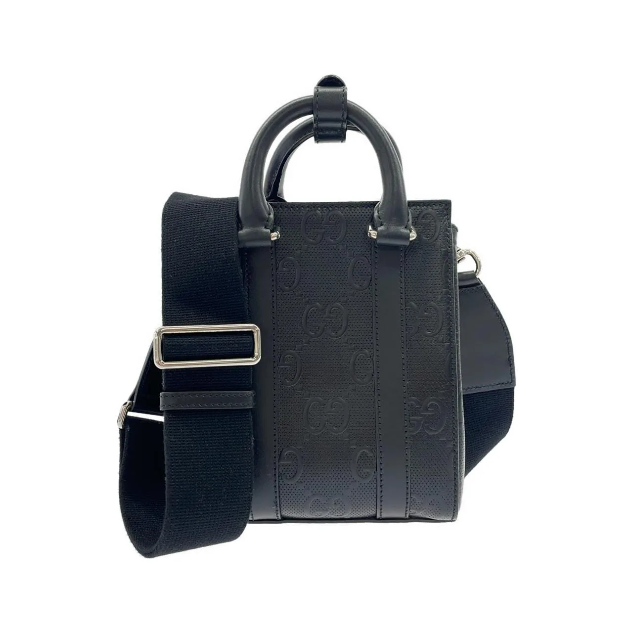 GUCCI 696010 1W3CN 手提包 皮革 Black