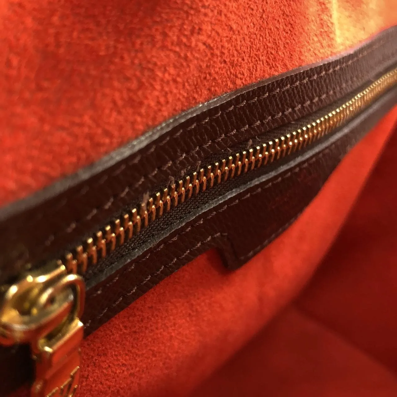 LOUIS VUITTON N51155 Handbag Damier 黑色 Damier 中古品A - 縮圖 8