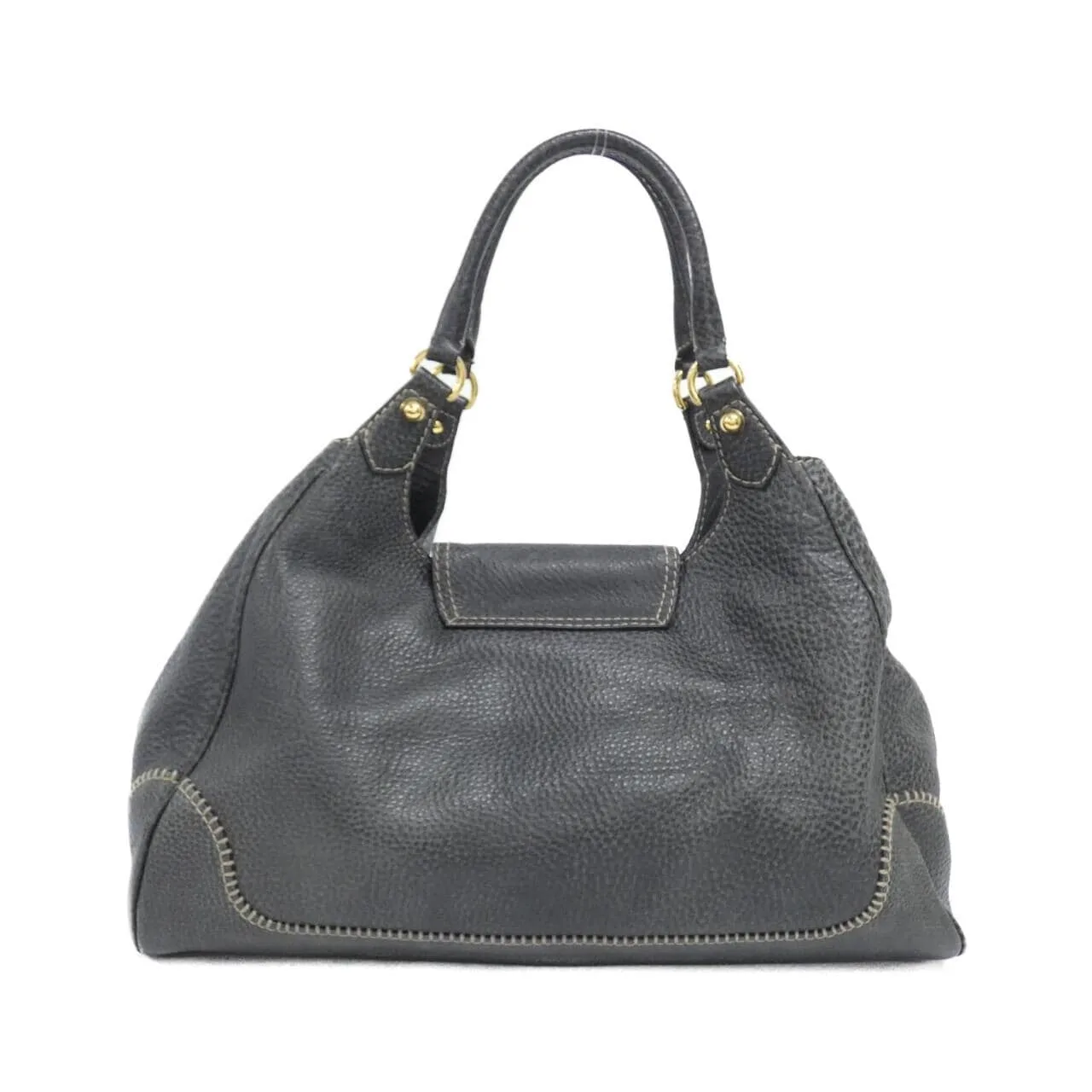 GUCCI 223958 Shoulder Leather 灰色 皮革 中古品A - 縮圖 2