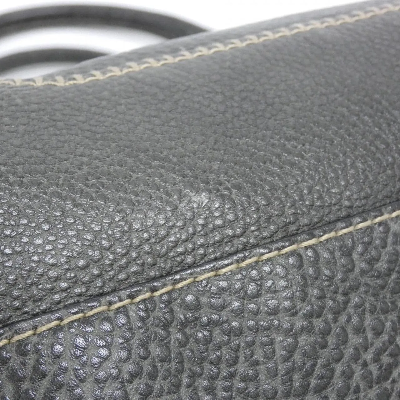 GUCCI 223958 Shoulder Leather 灰色 皮革 中古品A - 縮圖 4