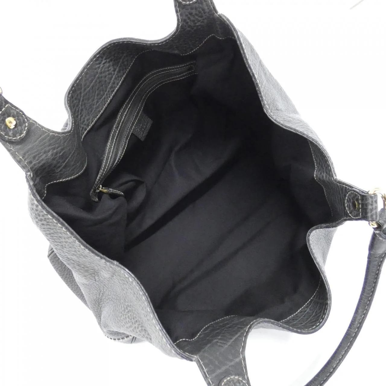 GUCCI 223958 Shoulder Leather 灰色 皮革 中古品A - 縮圖 8