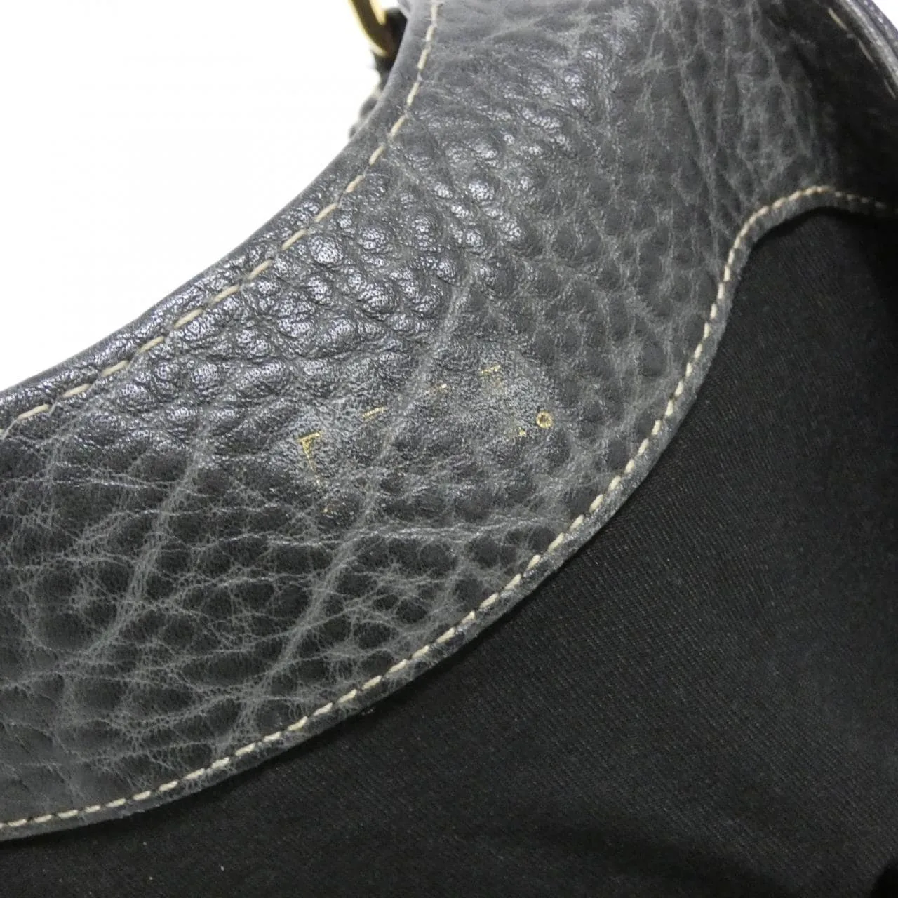 GUCCI 223958 Shoulder Leather 灰色 皮革 中古品A - 縮圖 10