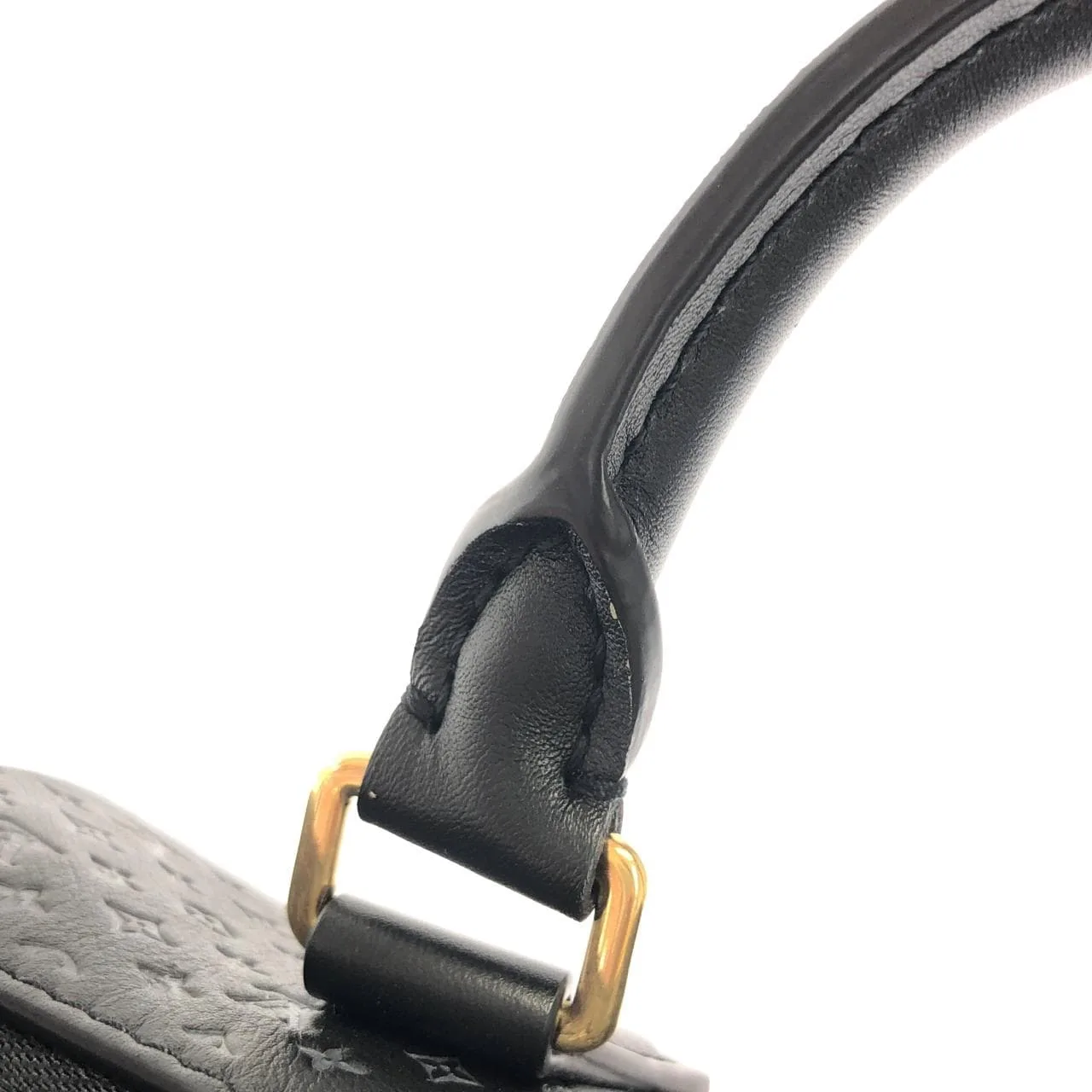 LOUIS VUITTON Speedy M22595 Boston Lambskin 黑色 羊皮 中古品A - 縮圖 5