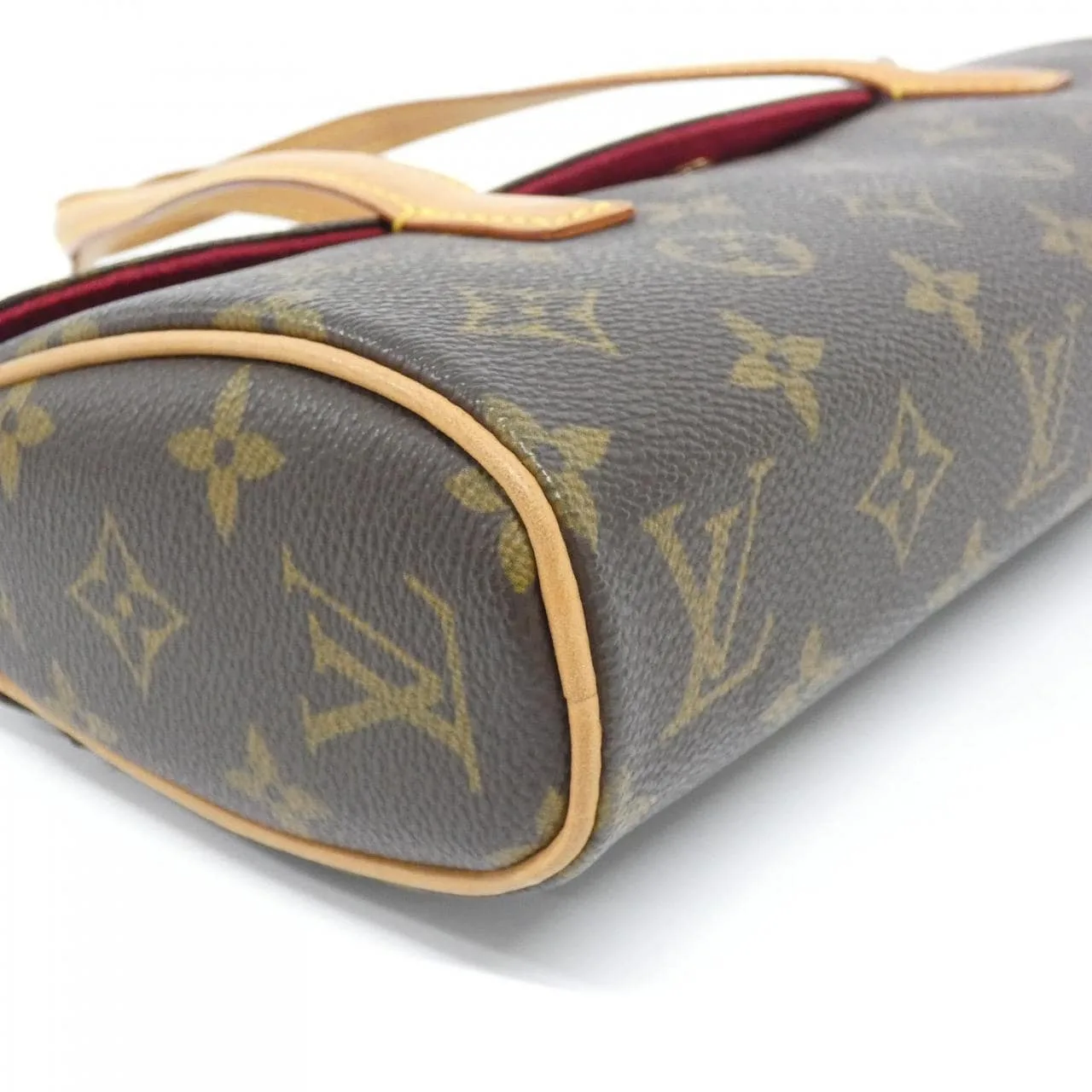 LOUIS VUITTON M51902 Handbag Monogram 黑色 Monogram 中古品A - 縮圖 3