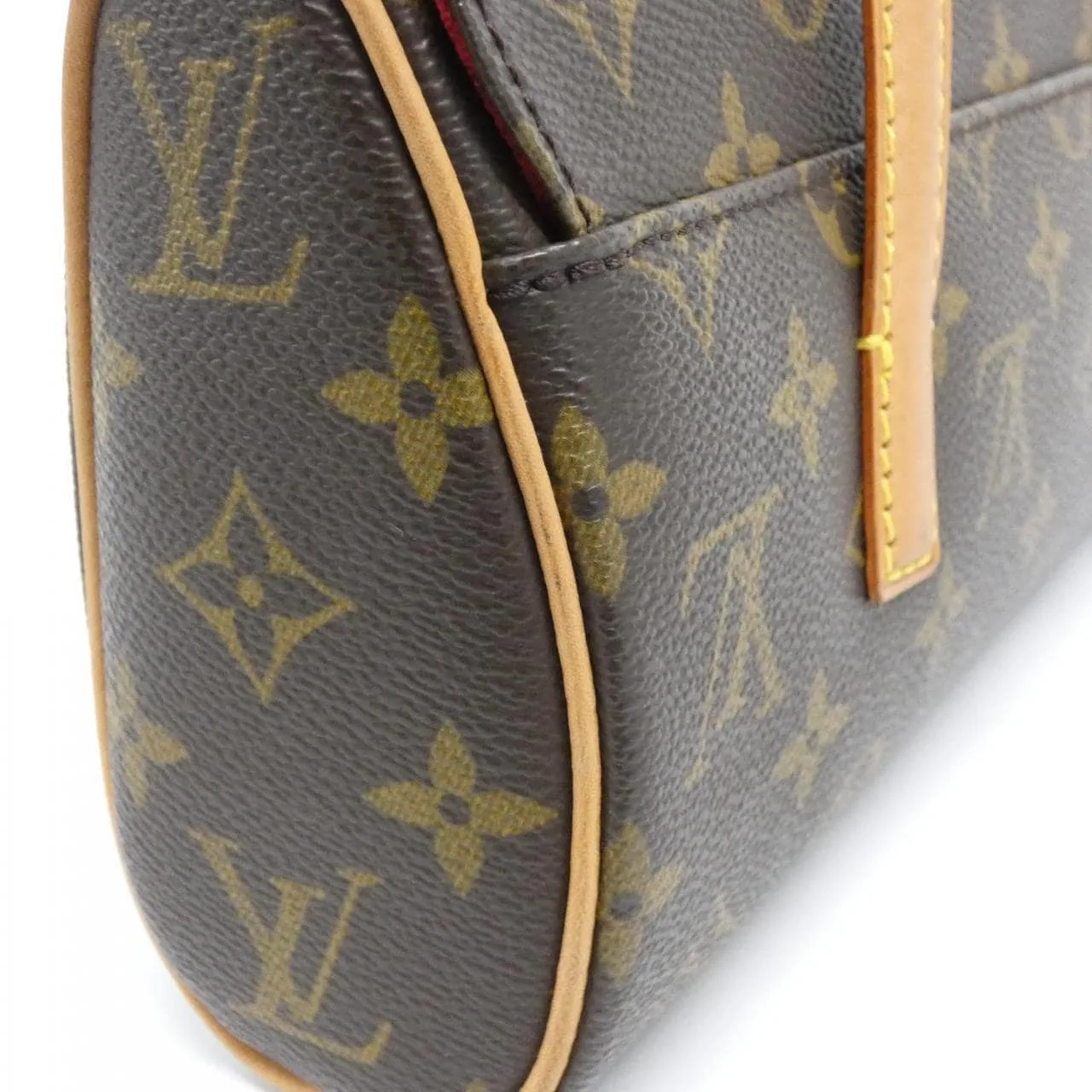 LOUIS VUITTON M51902 Handbag Monogram 黑色 Monogram 中古品A - 縮圖 4