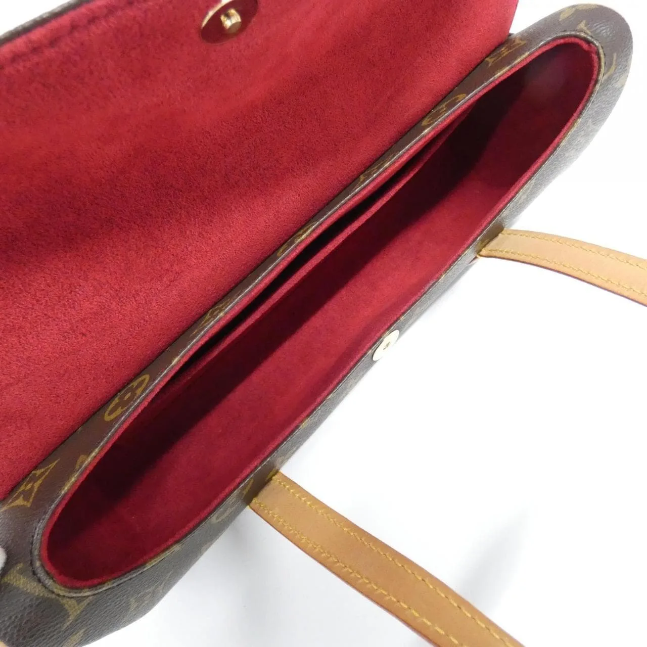 LOUIS VUITTON M51902 Handbag Monogram 黑色 Monogram 中古品A - 縮圖 7