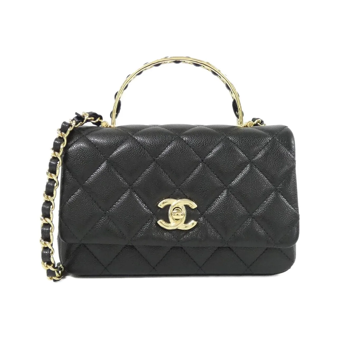 CHANEL AS6048 Handbag Grained Calfskin