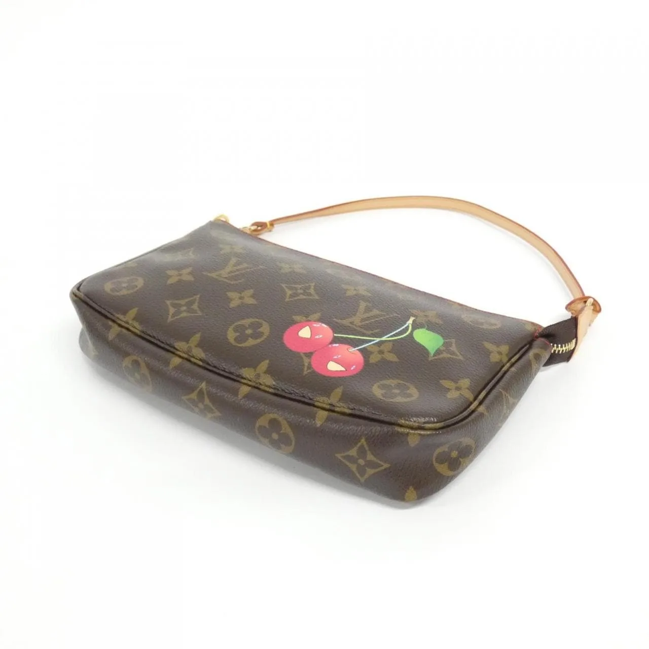 LOUIS VUITTON Pochette M95008 Pochette Monogram 黑色 Monogram 中古品A - 縮圖 3