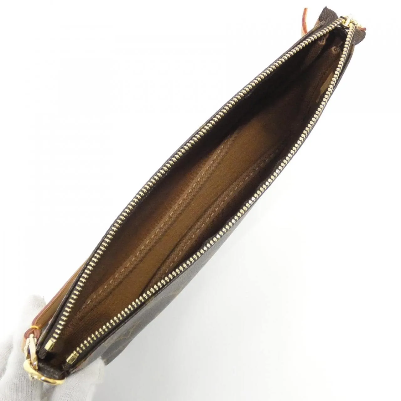 LOUIS VUITTON Pochette M95008 Pochette Monogram 黑色 Monogram 中古品A - 縮圖 6