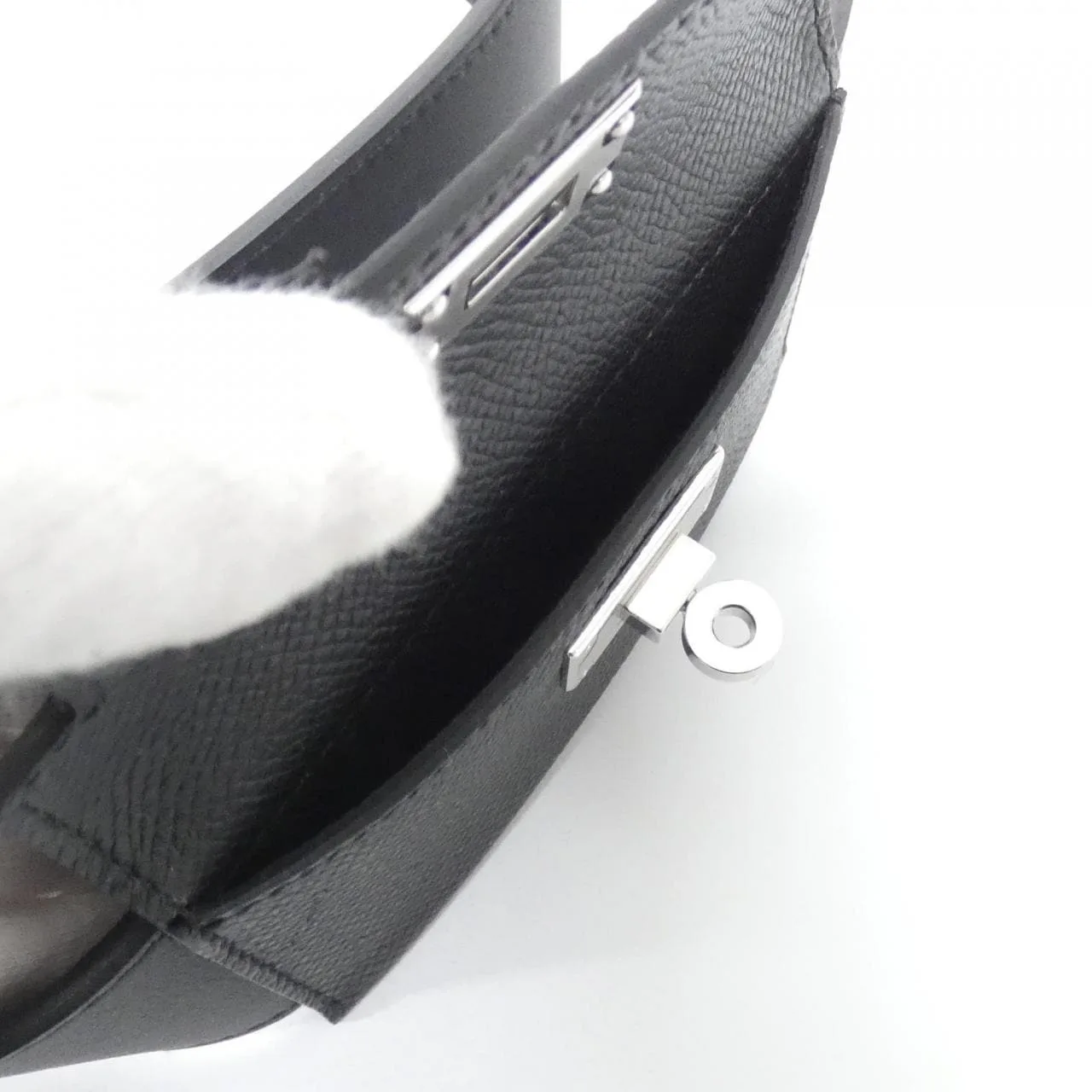 HERMES Kelly 079214CK Wallet Epsom 黑色 Epsom 皮 中古品A - 縮圖 6