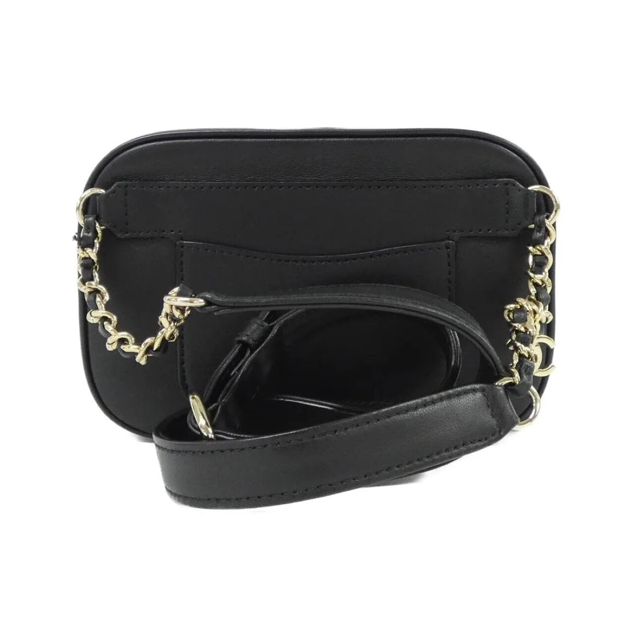 CHANEL AS0406 Belt Lambskin 黑色 羊皮 中古品A - 縮圖 2