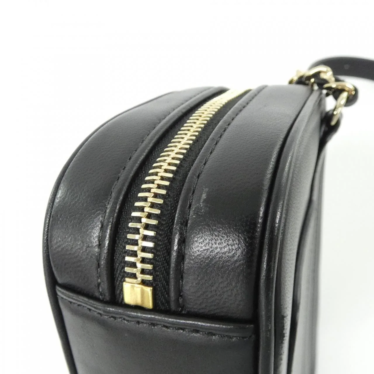 CHANEL AS0406 Belt Lambskin 黑色 羊皮 中古品A - 縮圖 4