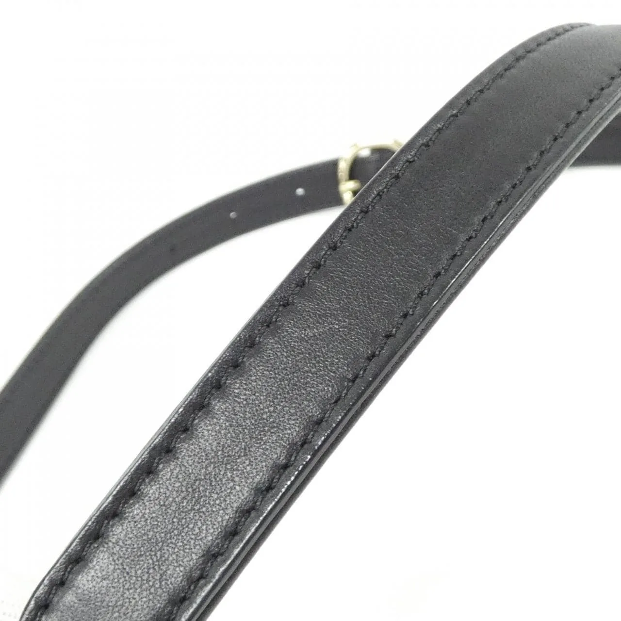 CHANEL AS0406 Belt Lambskin 黑色 羊皮 中古品A - 縮圖 8
