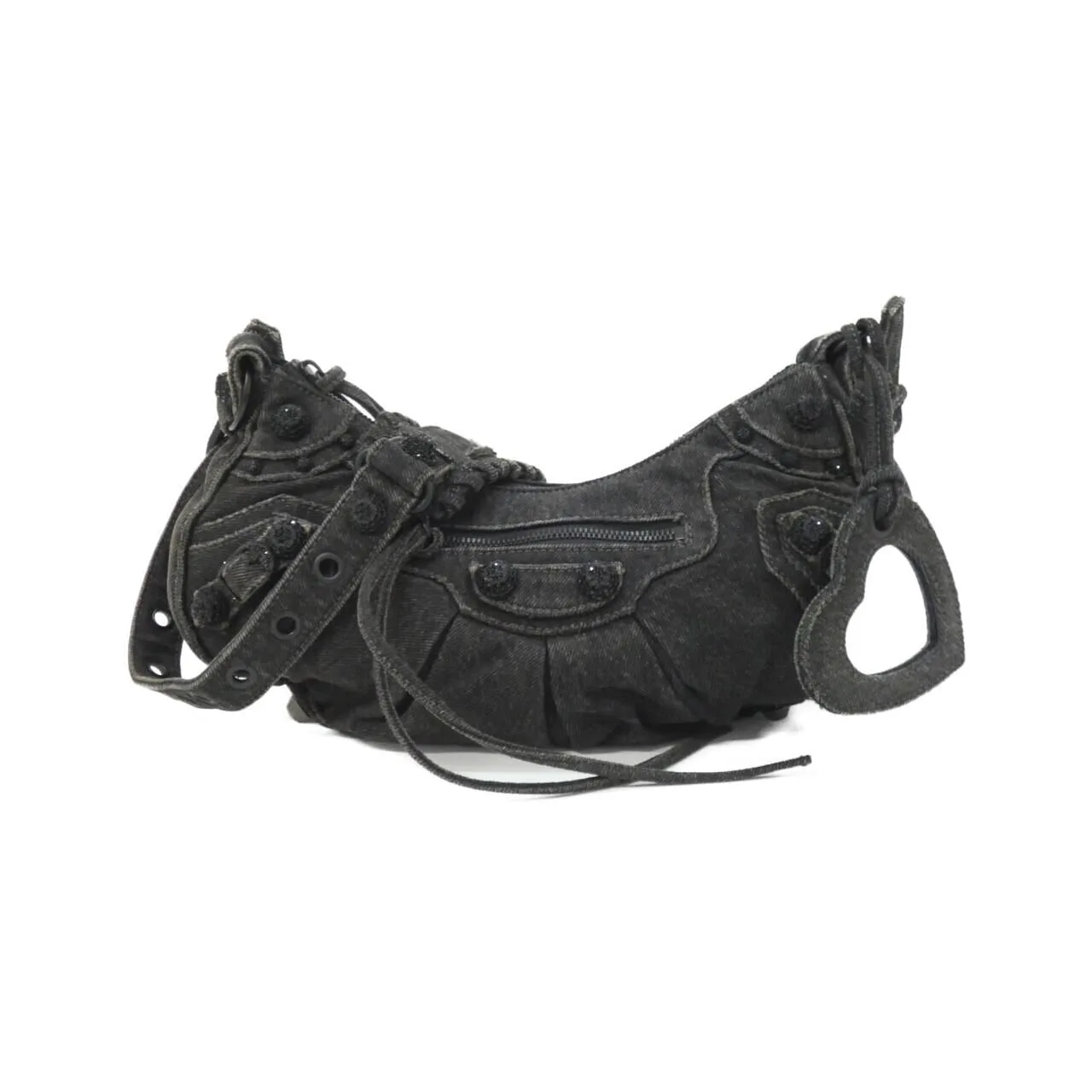 BALENCIAGA Le Cagole 671307 Shoulder Denim Black