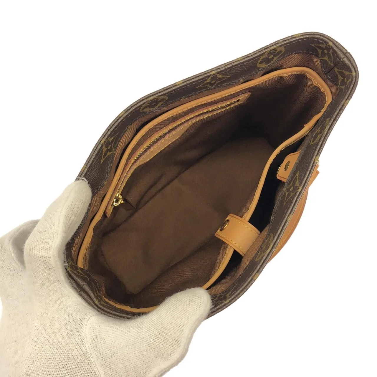 LOUIS VUITTON M51172 Handbag Monogram 黑色 Monogram 中古品A - 縮圖 6