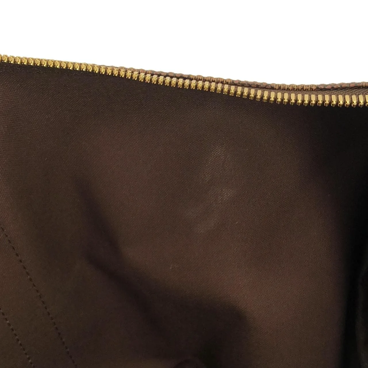 LOUIS VUITTON Keepall N41414 Boston Damier 黑色 Damier 中古品A - 縮圖 8